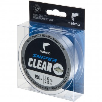 Леска монофильная SALMO SNIPER CLEAR 150/023 Леска монофильная SALMO SNIPER CLEAR 150/023